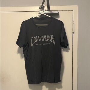 Mother vintage California Graphic Men's Black T-Shirt